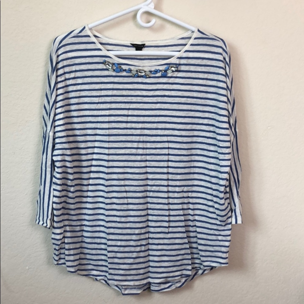 Ann Taylor embellished knit top